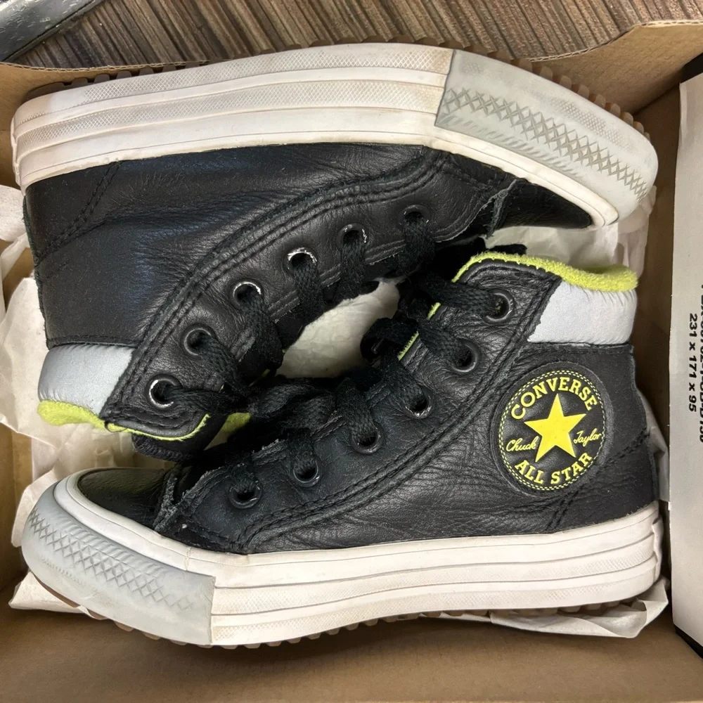 Converse Toddler | Black and White Hi Top